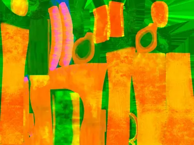 Wooden Axe - Game Ready PBR Prop FBX GLTF OBJ Blend 3D model