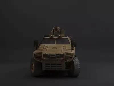 otokar cobra2 Low-poly 3D model