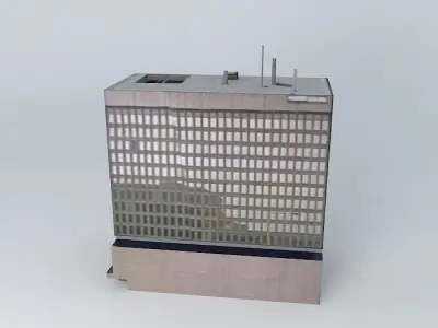 Effort Square Office Tower Free 3D model