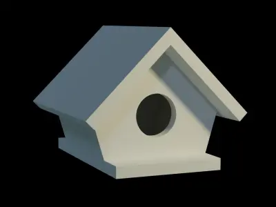 Bird House Printable Free 3D print model