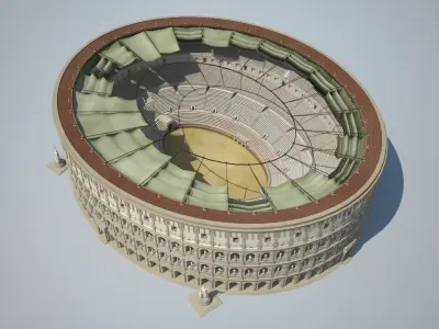 Colosseum New Undamaged 3D model