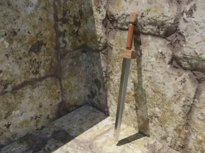 Roman Spatha Short Sword Free low-poly 3D model