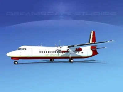 Fokker F-60 Air Charter America 3D model