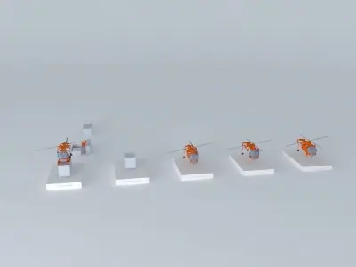 ARGO  AIRCRAFTS A 10 Firefly Multipurpose vertol system 3D model