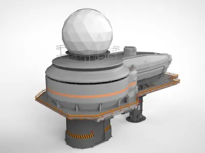 Antenna post 4 3D model