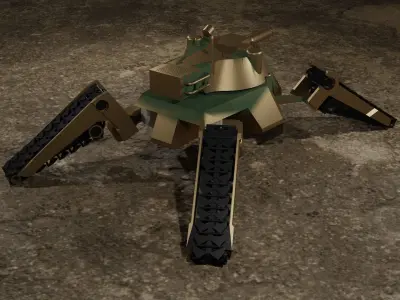 CRAB tank  3D print model