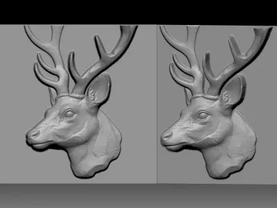 Dear Reilef 3D model