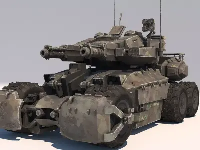 tank military 3D model