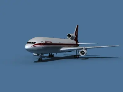 Lockheed L-1011-50 Aero Peru 3D model