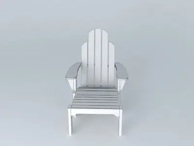 Adirondack lounge chair model Free 3D model