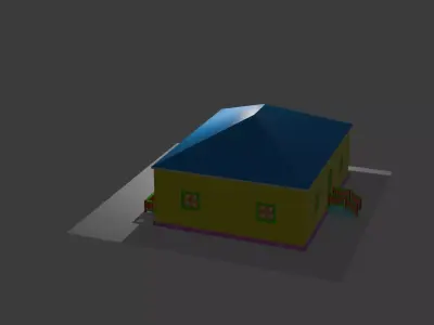 simple house 3D print model purchase