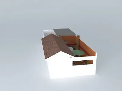 niviaorkut house with roof Free 3D model