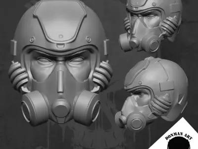 Pyrok Head for action figures 3D print model