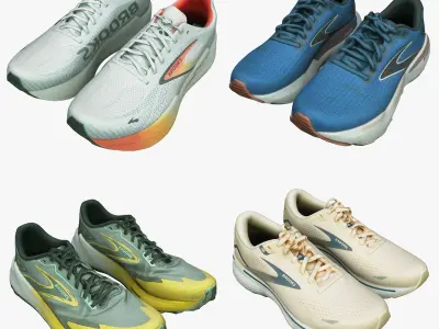Shoes Collection 58 Running Shoes 3D model