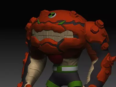 Gravattack Ben 10 3D print model