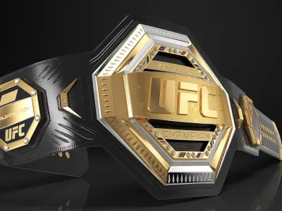 UFC Championship Belt 3D model purchase