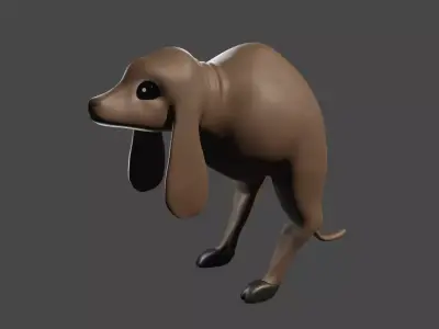 Boscos Dog - Perro del Bosco en el Jardin de las Delicias Free 3D model