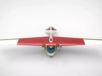 Ultraflight Lazair airplane 3D model