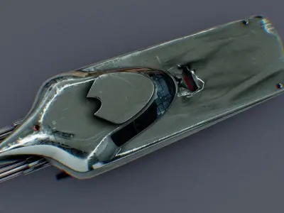 Sci-Fi Flying Vehicle 3D model