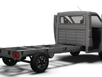 Opel Movano Chassis Truck SCab 4035WB HQInterior 2023 3D model