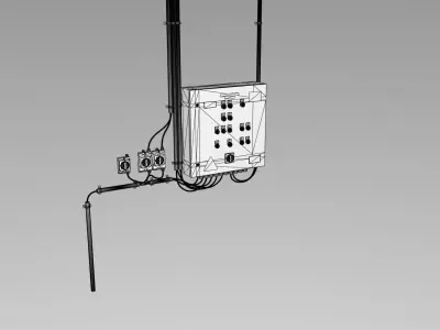 Schaltschrank electrical device 3D model