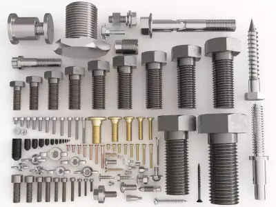 Nuts Bolts and Screws vol 05 3D model