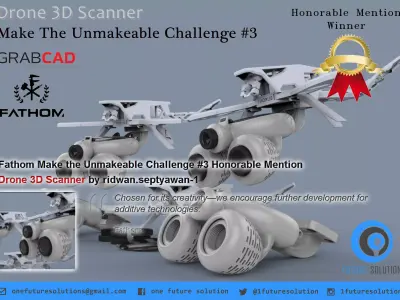 Drone 3D Scanner Free 3D print model