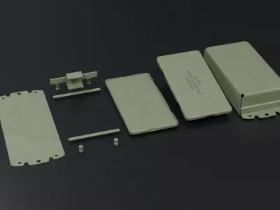 Real Scale Kontakt-1 ERA clean Full interior Low-poly 3D model