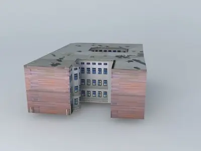 Theatre Street 1 Free 3D model