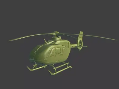 Airbus H135 helicopter ready for 3D printing 3D print model
