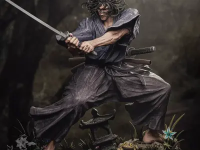 Musashi Miyamoto 3D Print 3D print model