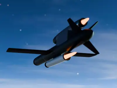 Flamingo FP-5 Low Poly Base Mesh Free 3D model