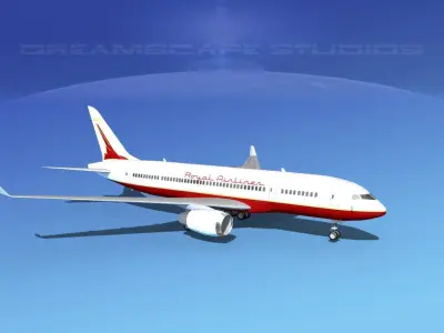 Boeing 787-8 Royal Air 3D model