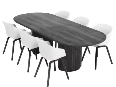 Dining set 31 Free 3D model