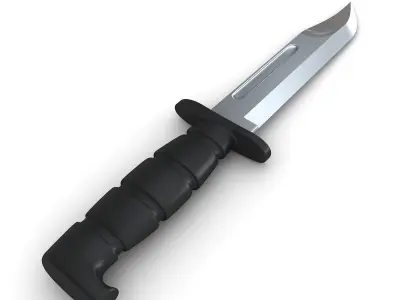 Ka-Bar Knife 3D model