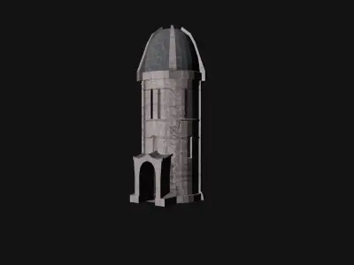 Gondor Tower Low-poly 3D model