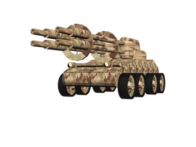 3D Tank military vehicle 3D model