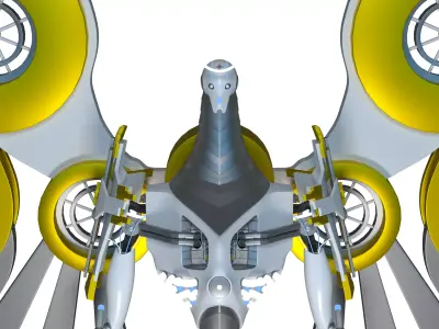 Robot Angel 3D model