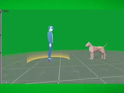 Dogo Argentino Dog Free low-poly 3D model