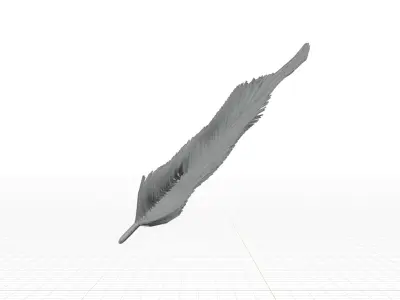 Feather 3D model