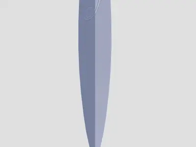 Sting sword Low-poly 3D model