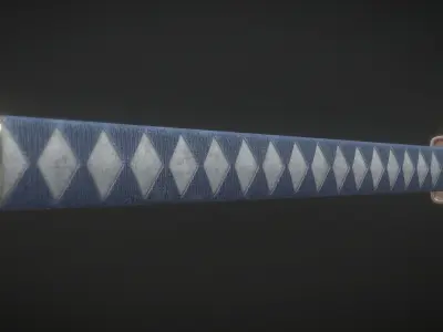sephiroth katana 3D model