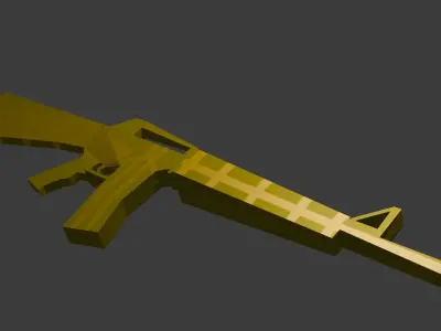 Gun bundle Free 3D model