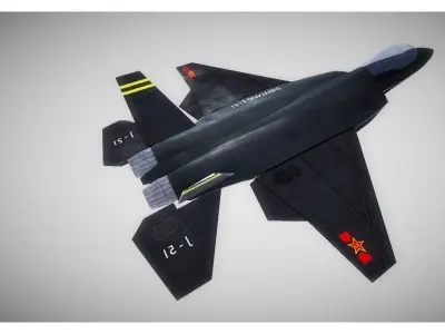 jet fighter 3D model