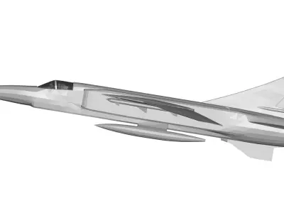 Mikoyan-Gurevich MiG-23 3D model