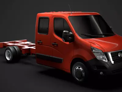 Nissan NV400 CrewCab DW E30 Chassis 2020 3D model