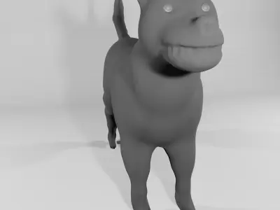 wolf object Free 3D model