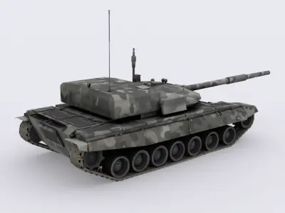 Black Eagle Low-poly 3D model