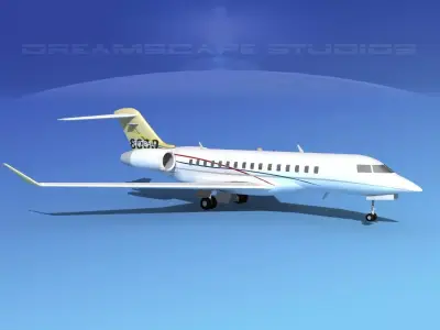 Global Express 8000 V01 3D model