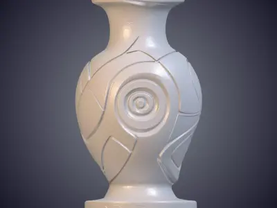 Steampunk Bronze Vase Industrial Table Centerpiece PM-1003 3D print model
